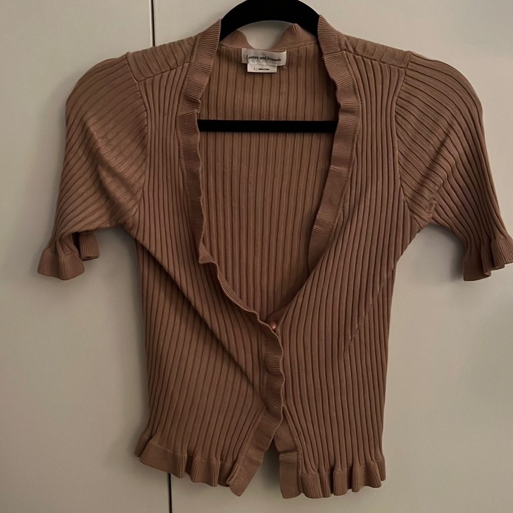 Lovers and Friends tan cardigan